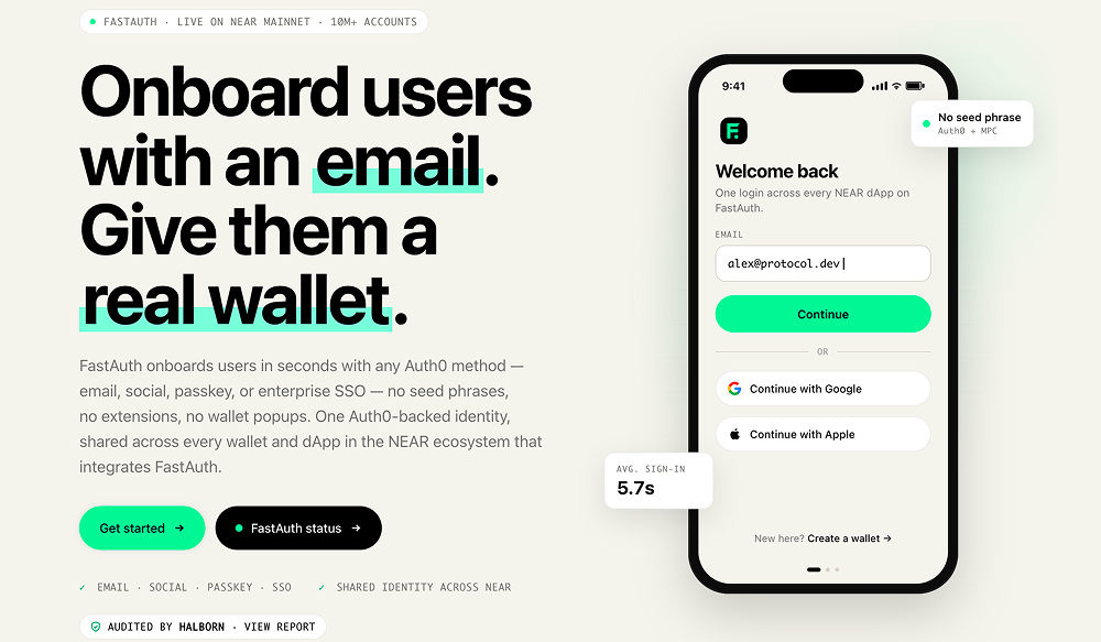 NEAR Auth — Sign in with Google or Apple on NEAR · Social-login Web3 ...